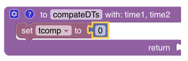 initialize tcomp